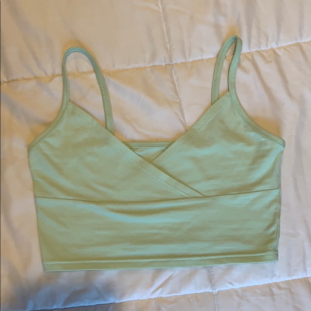 Light green PacSun basic tank top